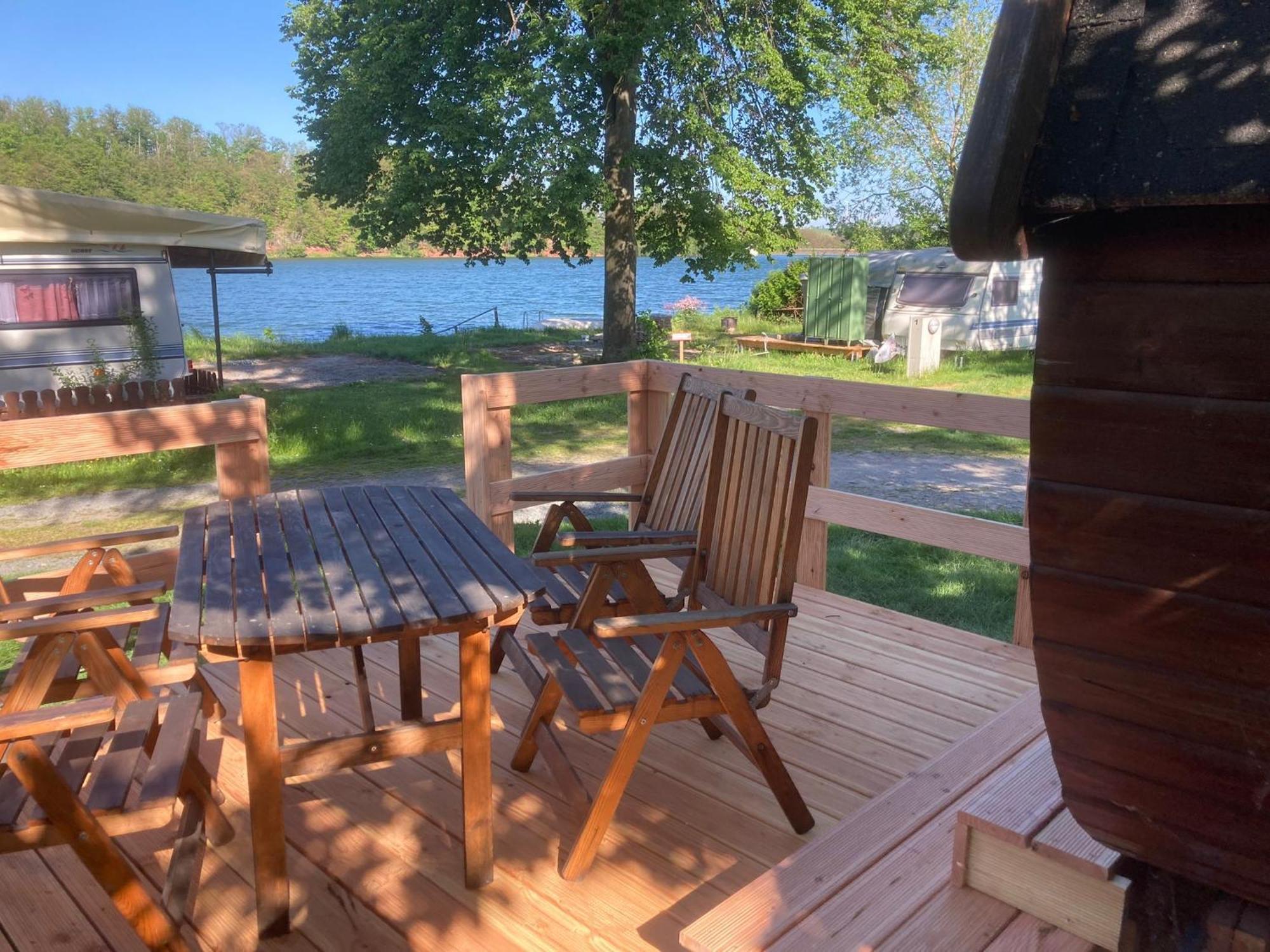 Campingplatz Koberbachtalsperre - Campingfass Mieten Langenbernsdorf 外观 照片