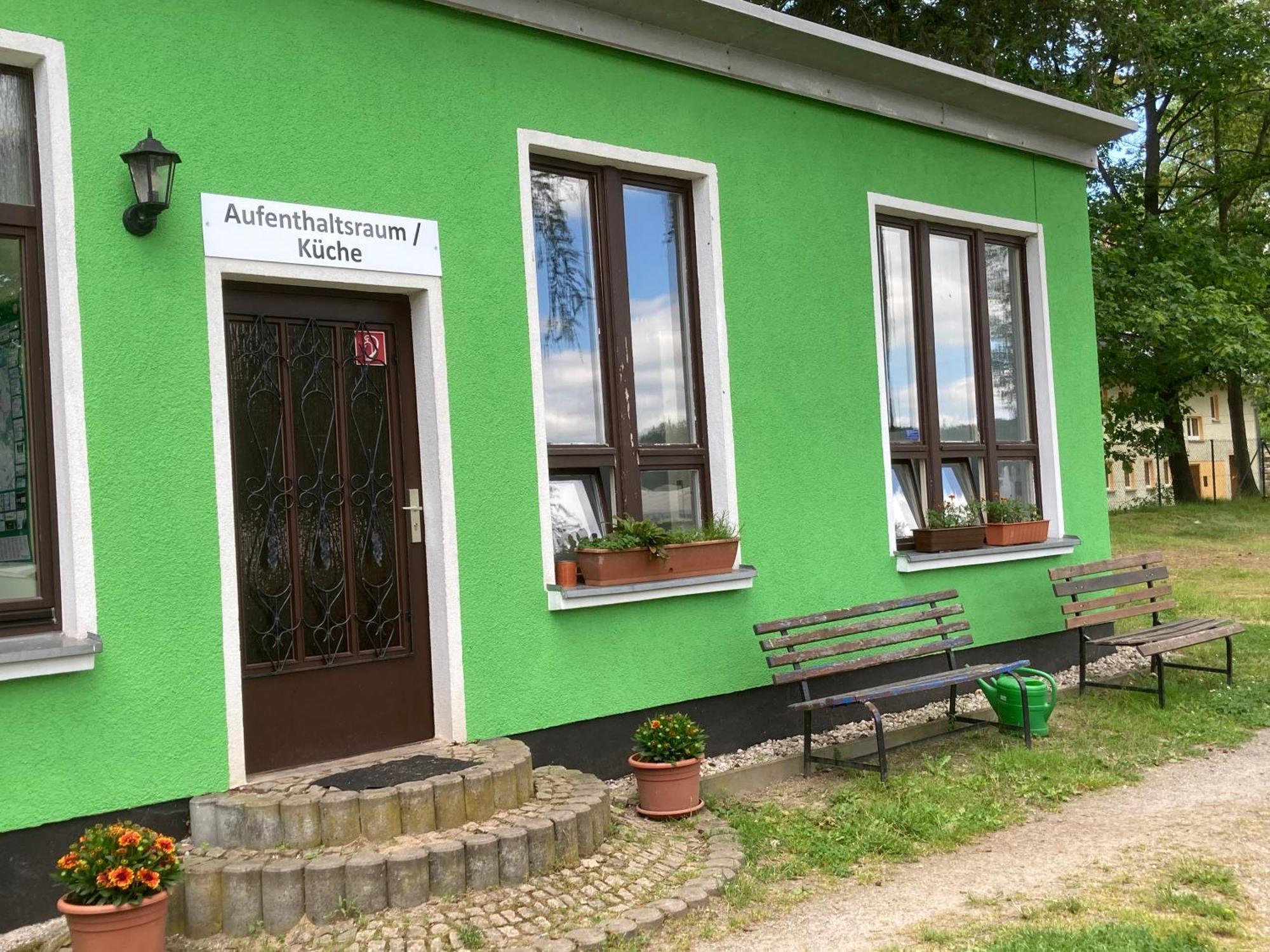 Campingplatz Koberbachtalsperre - Campingfass Mieten Langenbernsdorf 外观 照片